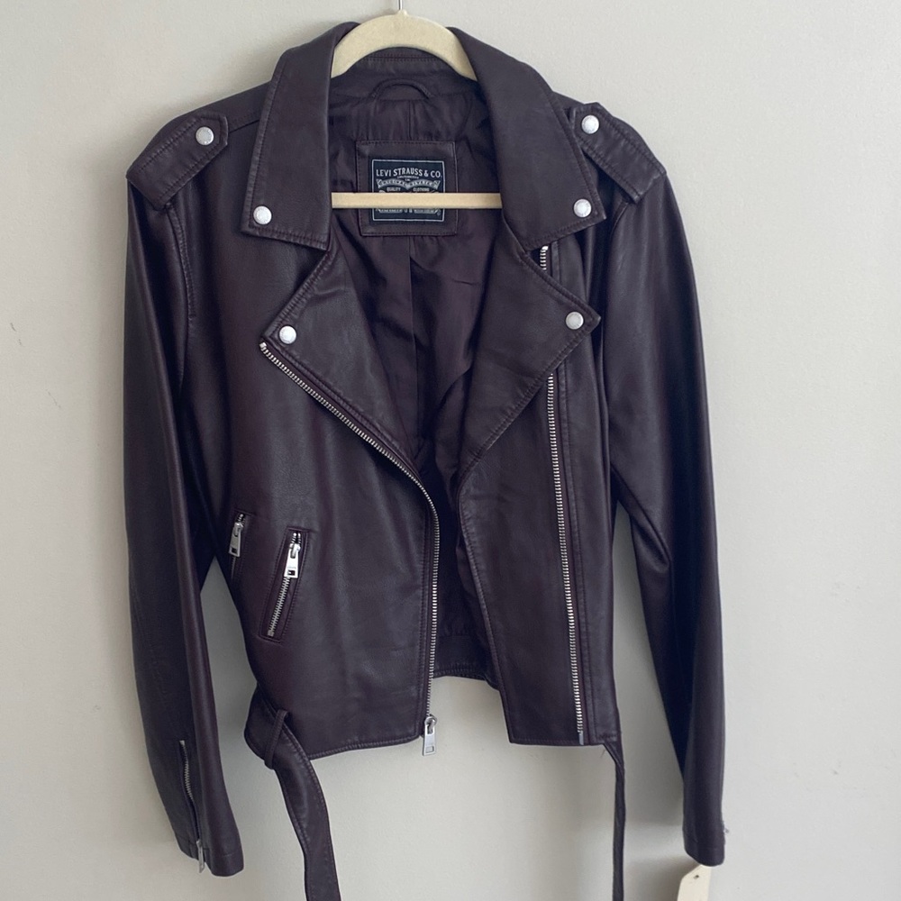 Levi's Women's Dark Brown Leather Jacket